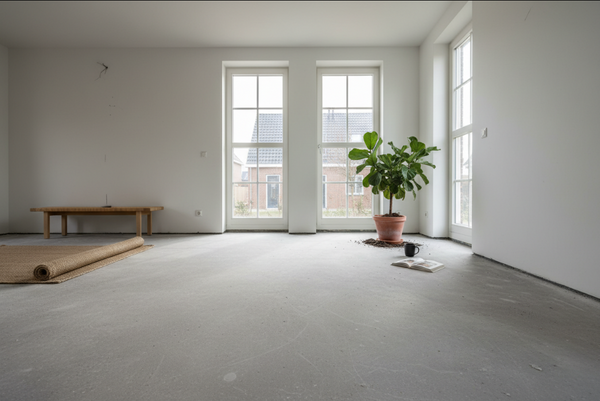 Betonnen ondervloer